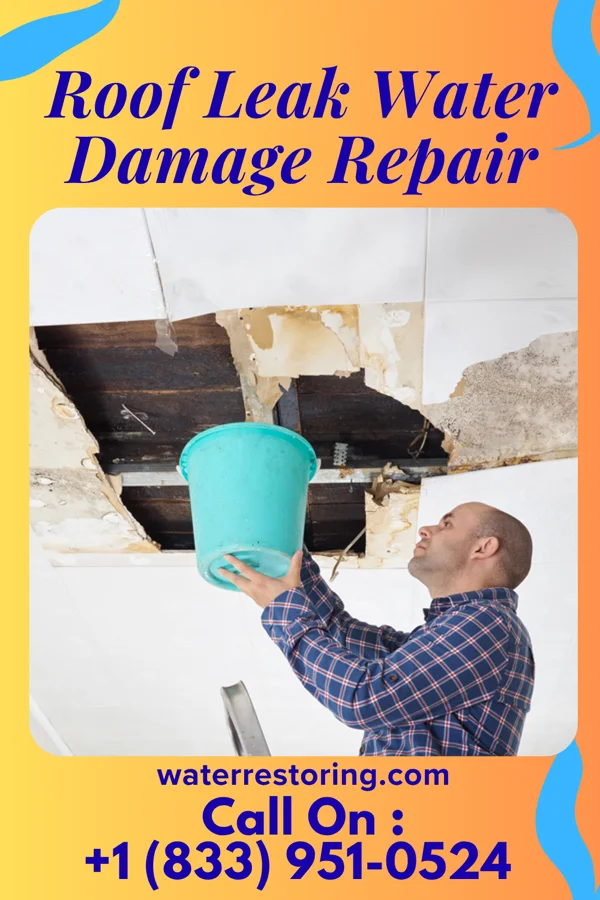Roof Leak Water Damage Repair in West Hills, NY